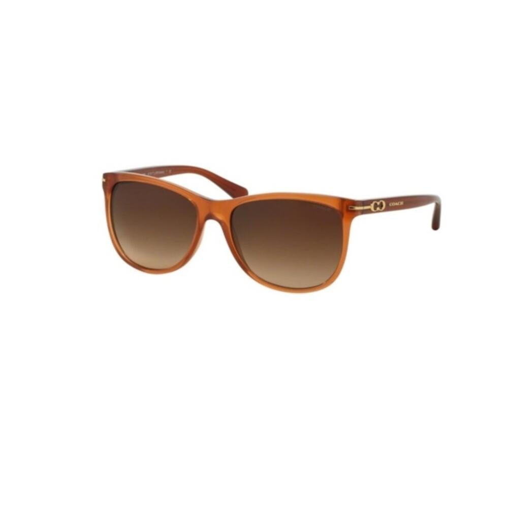 Coach Sunglasses Blakely Glossy Milky Saddle HC8117 Authentic RXable Luxury